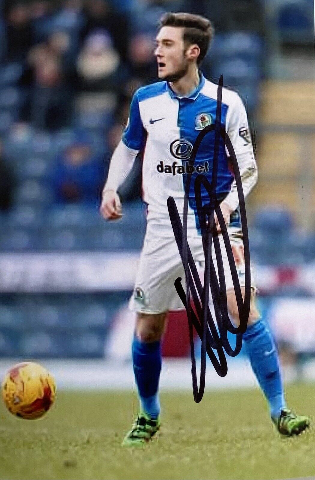 Matt Grimes Genuine Hand Signed Blackburn Rovers 6X4 Photo Poster painting