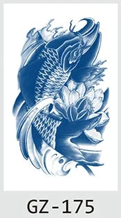 Temporary Waterproof Tattoos Stickers Christian Buddhism Taoism Pray Juice Ink Lasting Men Women Chest Body Arm Fake Tatoo DIY
