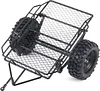 AMK Metal 1/10 RC Hitch Mount Trailer Truck Hauler with Metal Wheel Rims for Axial SCX10 90046 TRX4 TRX6 Tamiya CC01 RC4WD D90 D110 TF2