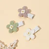 10PCS Sweet Flower Barrettes Cute Hairpins for Kids
