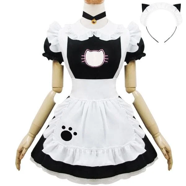 Black Neko Kitty Maid Dress SP179163