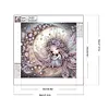 Elfe fille-partiel sp&eacute;cial diamant peinture-30 * 30cm