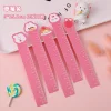 6 PACKS Cartoon Bendable 5in1 Rulers Bookmarks Creative Student Stationery
