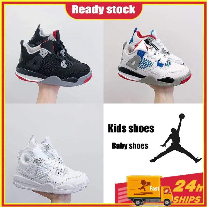 Children Shoes Girls Sports Basketball Sneakers Baby aj4 New Color Father-Son