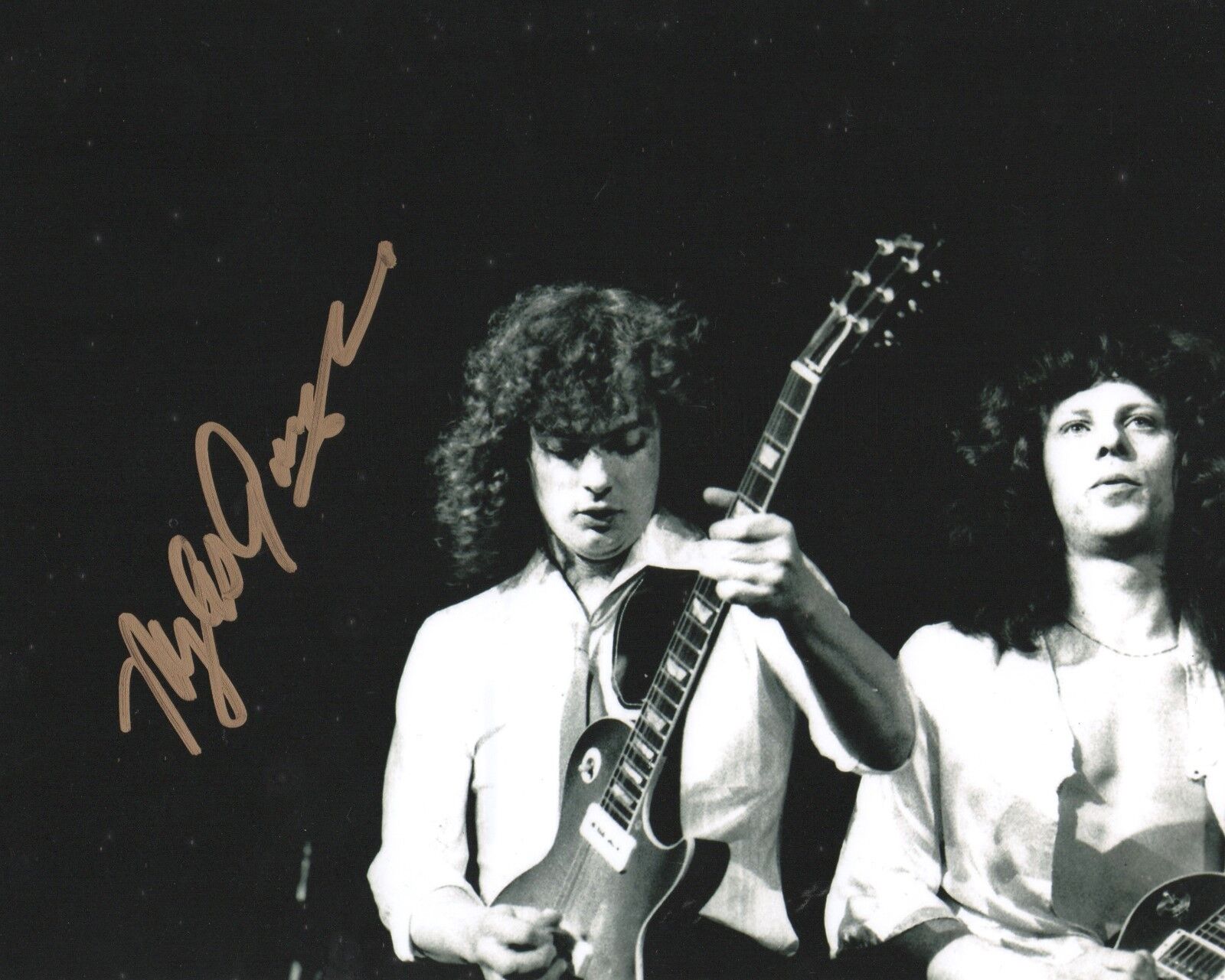 Myles Goodwyn of April Wine band REAL hand SIGNED 8x10 Photo Poster painting #4 COA