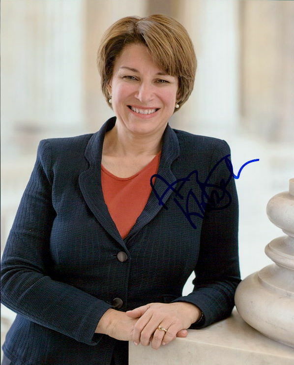 Amy Klobuchar signed 8x10 Photo Poster painting in-person