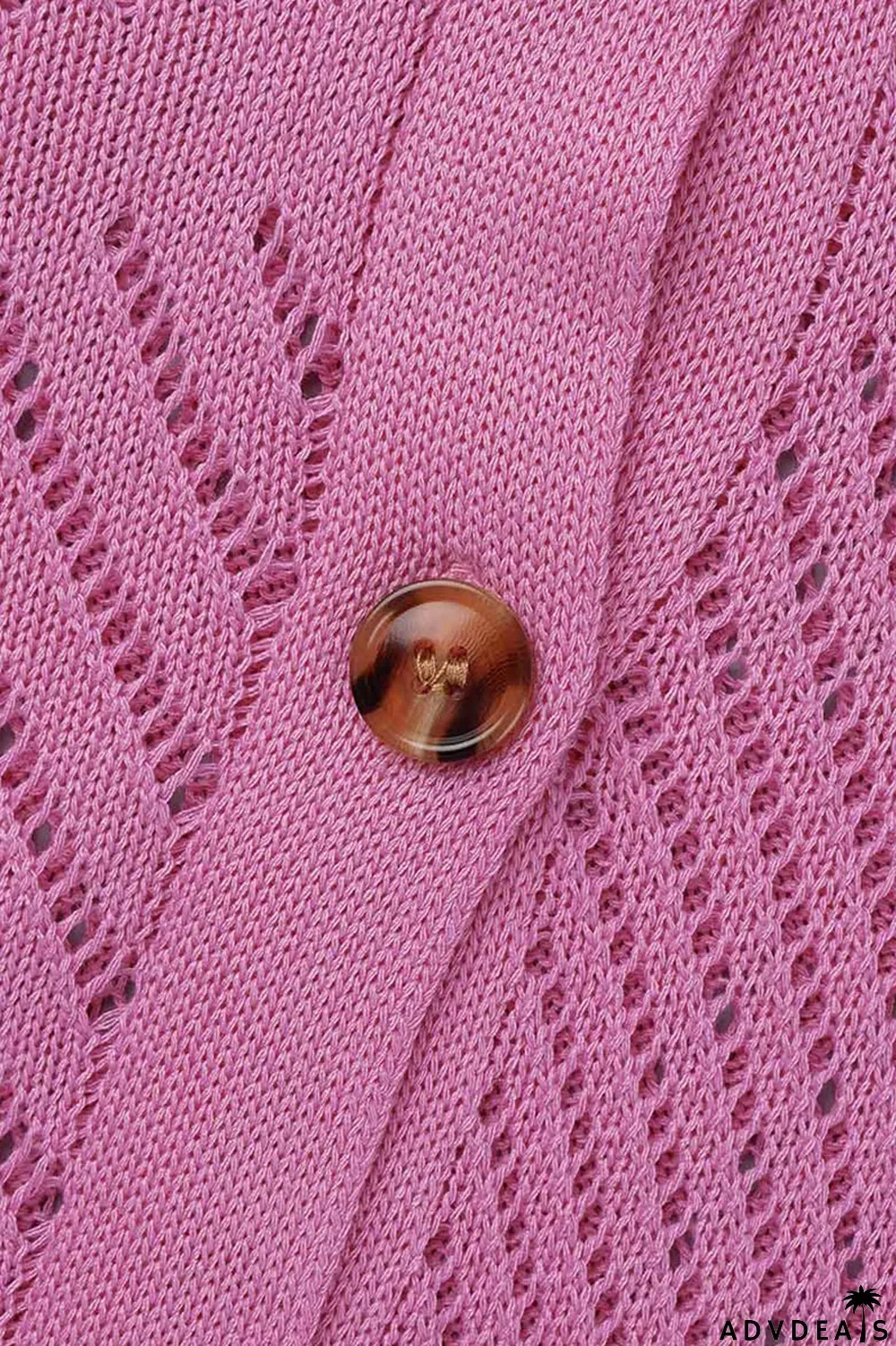 Green Yellow Sexy Solid Hollowed Out Patchwork Buckle Turndown Collar Half Sleeve Two Pieces