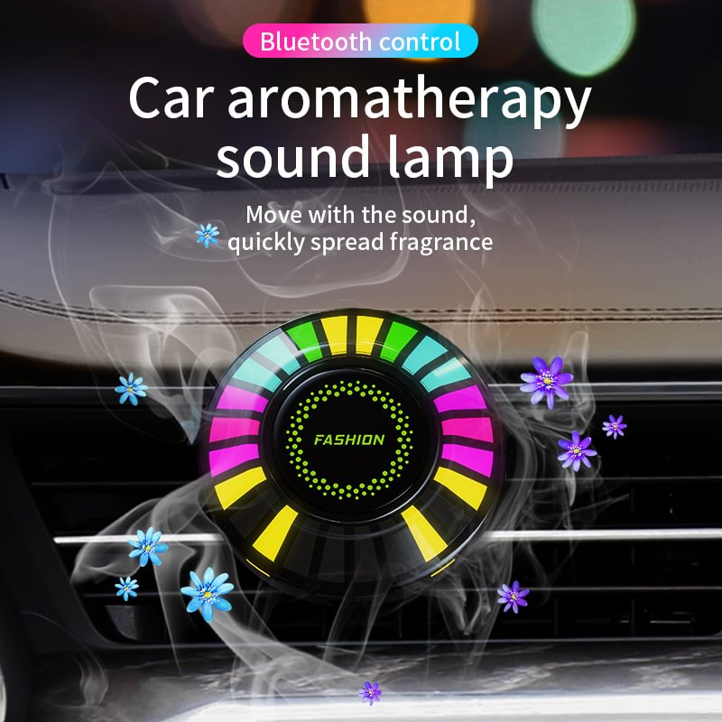Car RGB LED Strip Sound Control Rhythm Atmosphere Light