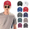 Washed Cotton Baseball Cap Vintage Golf Dad Hat Adjustable Trucker Hat Sun Hat