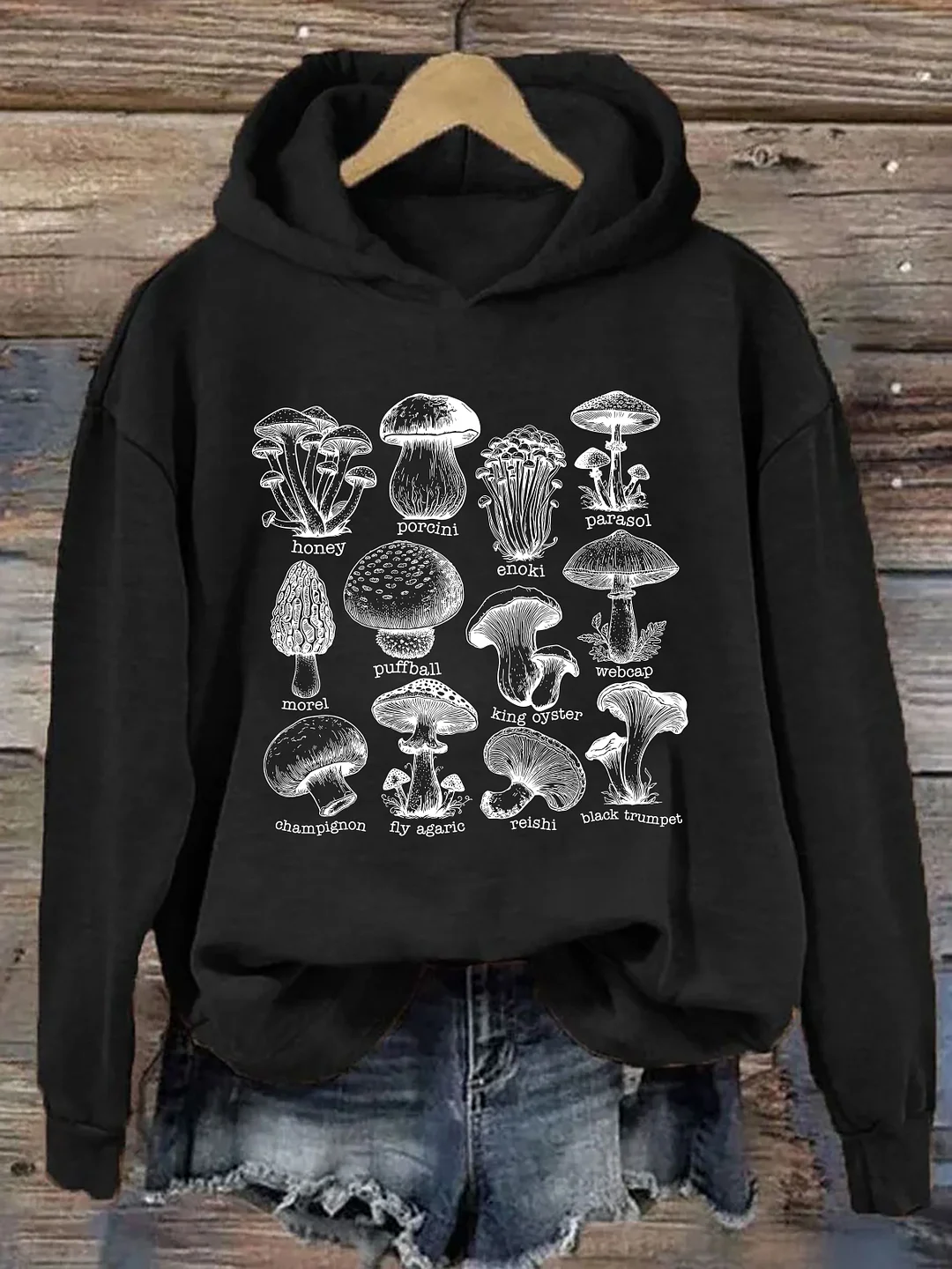 Vintage Mushroom Hoodie