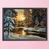 Sunrise-14CT Counted Cross Stitch Kit(50*40cm)