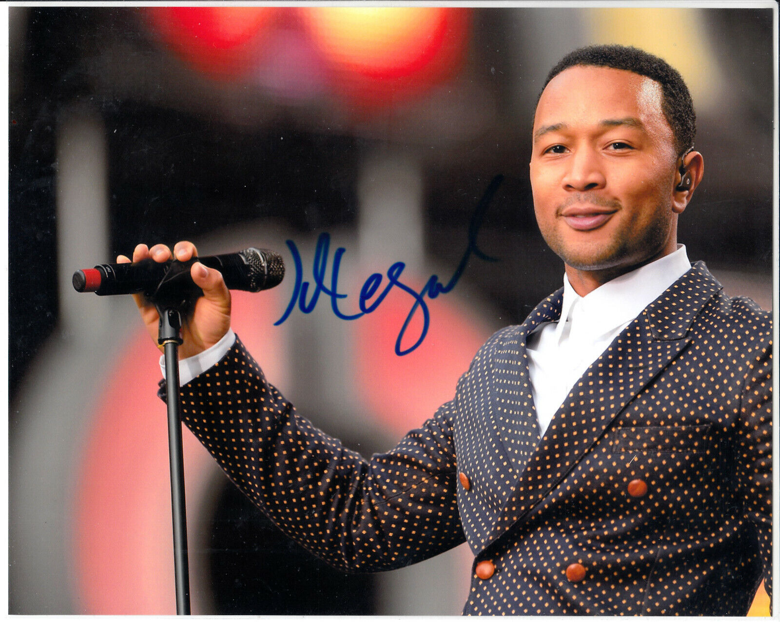 John Legend great singer songwriter Autograph 8x10