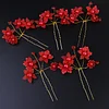 Lovely Snowflake Flower U Shape Hair Pins for Event Hair Styling