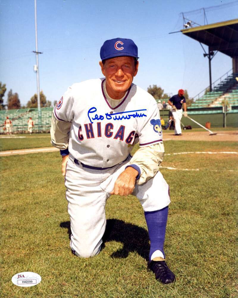 Leo Durocher JSA Coa Hand Signed 8x10 Photo Poster painting Cubs Autograph