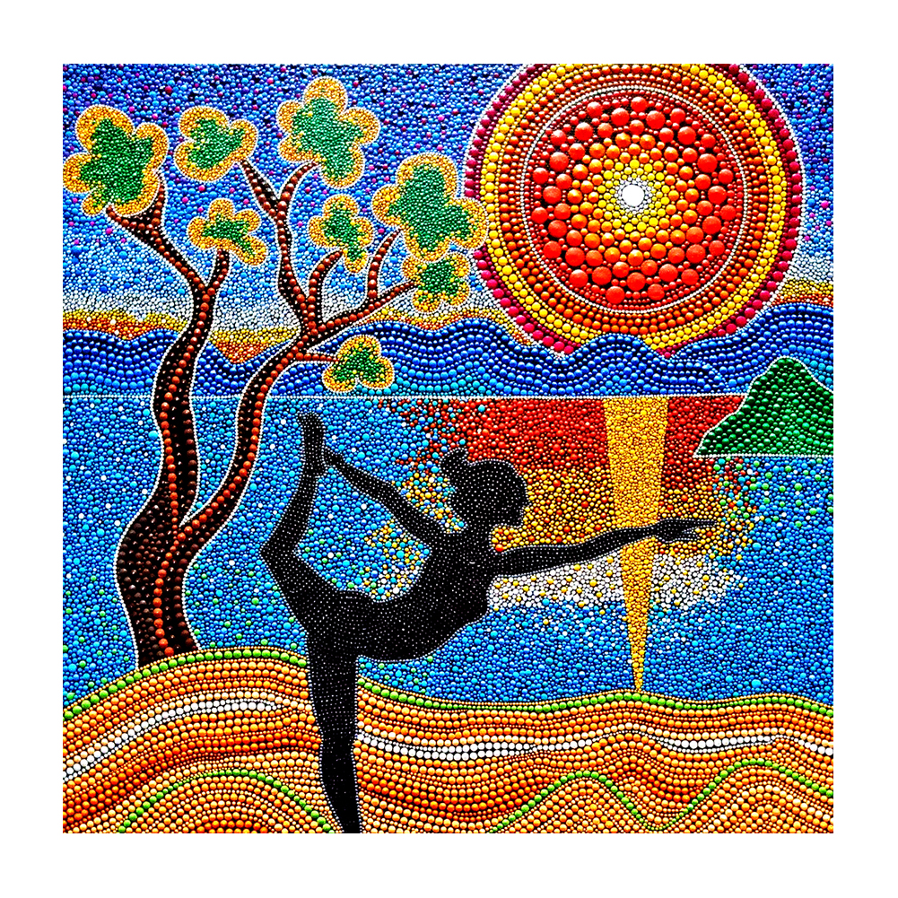 

Dancing Girl - Round Drill Diamond Painting - 30*30CM, 501 Original