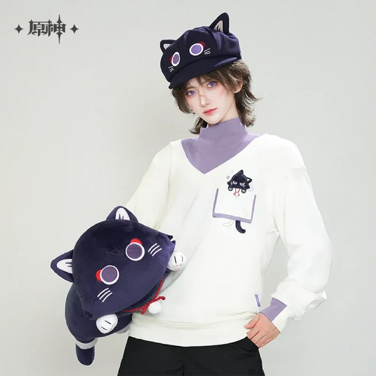 Wanderer Meow Genshin Impact Official Scaramouche Plushie [Original Genshin Official Merchandise]