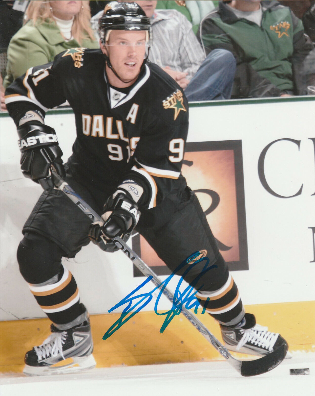 BRAD RICHARDS SIGNED DALLAS STARS 8x10 Photo Poster painting #1 Autograph