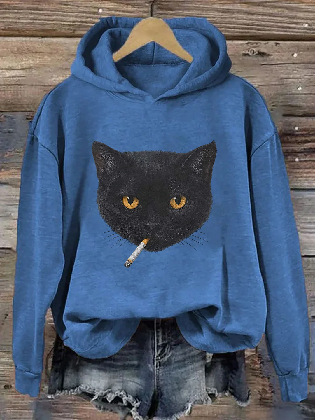 Smoking Cat Hoodie