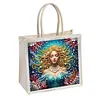 DIY Linen Diamond Art Handbag Craft Kit for Adults Beginners Shopping Gift