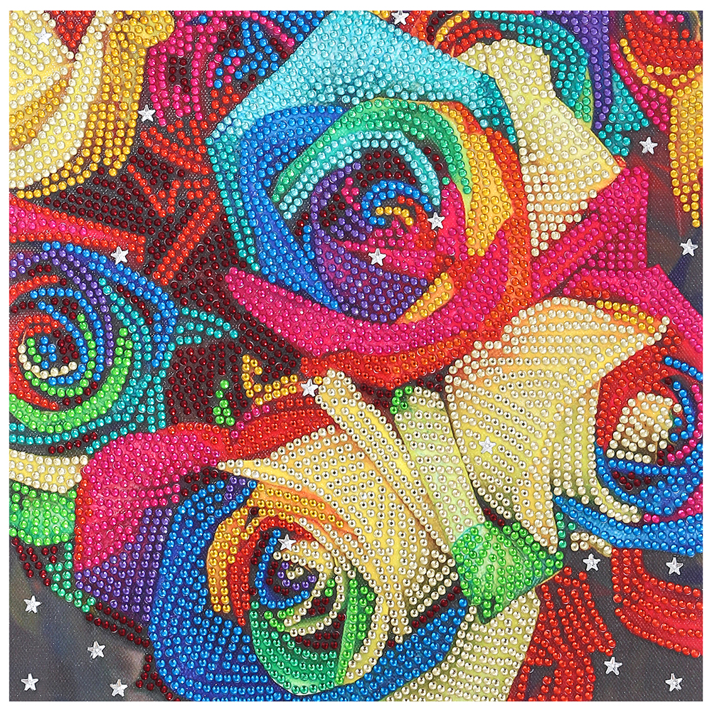 

30*30CM - Crystal Special Shaped Diamond Painting - Rose, 501 Original