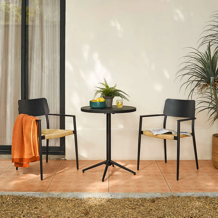 Newport Stackable Outdoor Dining Chair Set