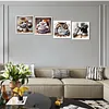 (4-Pack)Cats And Coffee-Full Round Diamond Painting 30*30CM