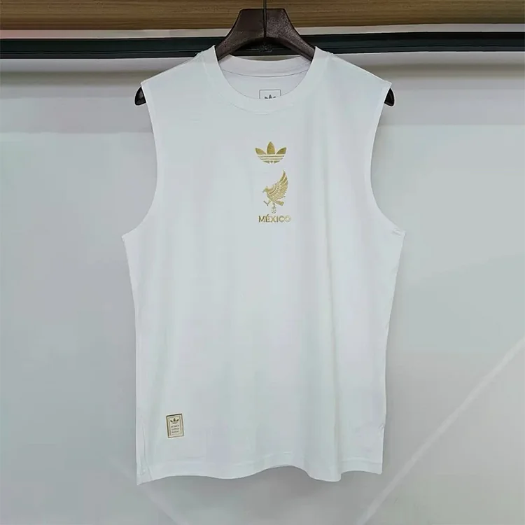 25/26 Mexico White Cotton Tank Top