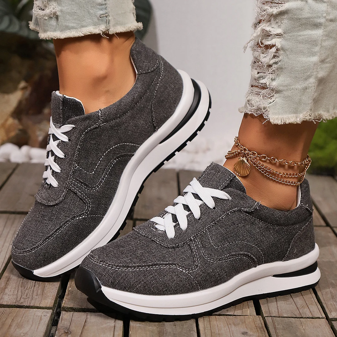 Yyvonne Sneakers Women's New Round Head Flat In Front Of The 2025 Summer With Casual Single-Shoe Women's Sneakers