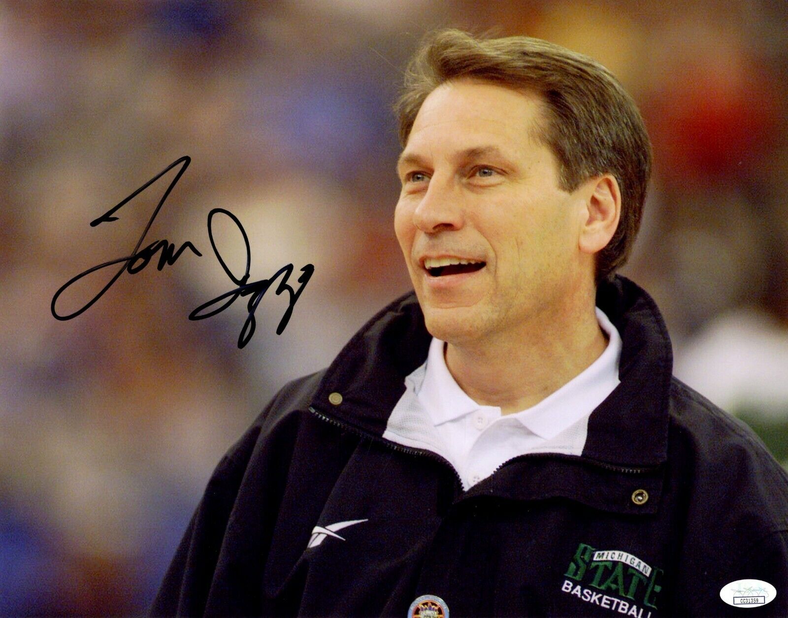 Tom Izzo Signed 11x14 Photo Poster painting JSA COA Auto Autograph Signature MSU Michigan St HOF