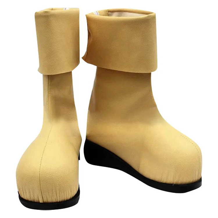 One Piece Usopp Yellow Cosplay Shoes Boots Halloween Carnival Suit
