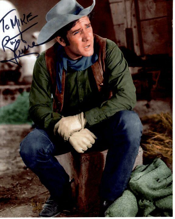 ROBERT FULLER Autographed Signed WAGON TRAIN COOPER SMITH Photo Poster paintinggraph - To Mike