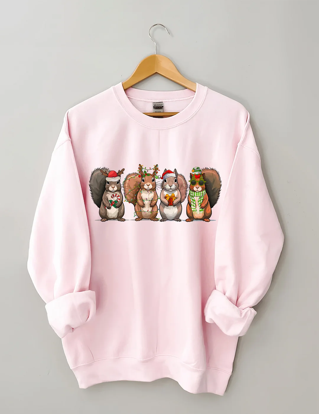 Funny Christmas Squirrel Sweatshirt