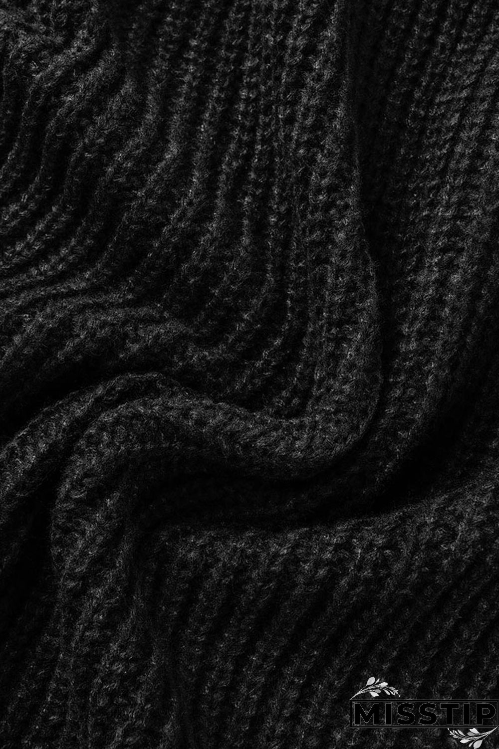 Black Casual Solid Patchwork Cardigan Collar Outerwear