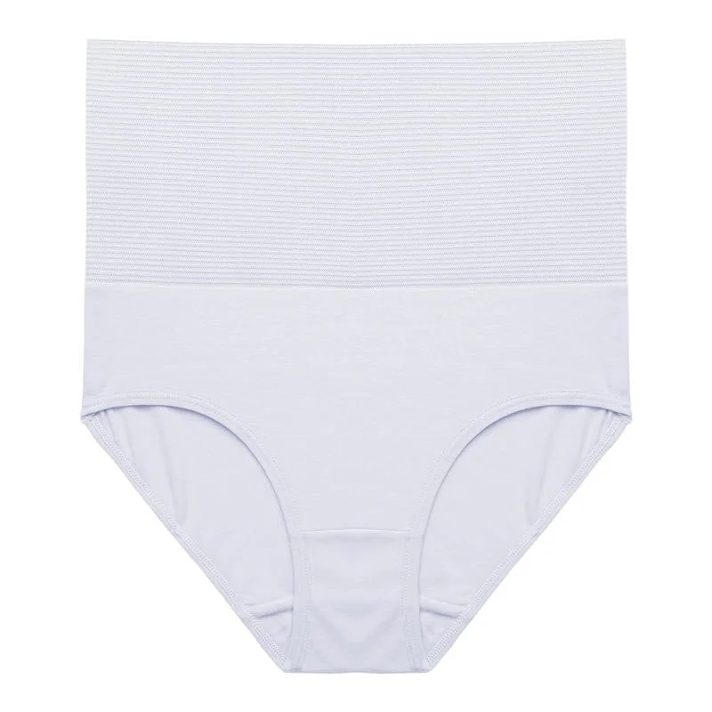 FINETOO Mesh High Waist Panties for Women Big Size L-4XL Slimming Ladies Body Shaper Cotton Butt Lifter Briefs Push Up Lingerie