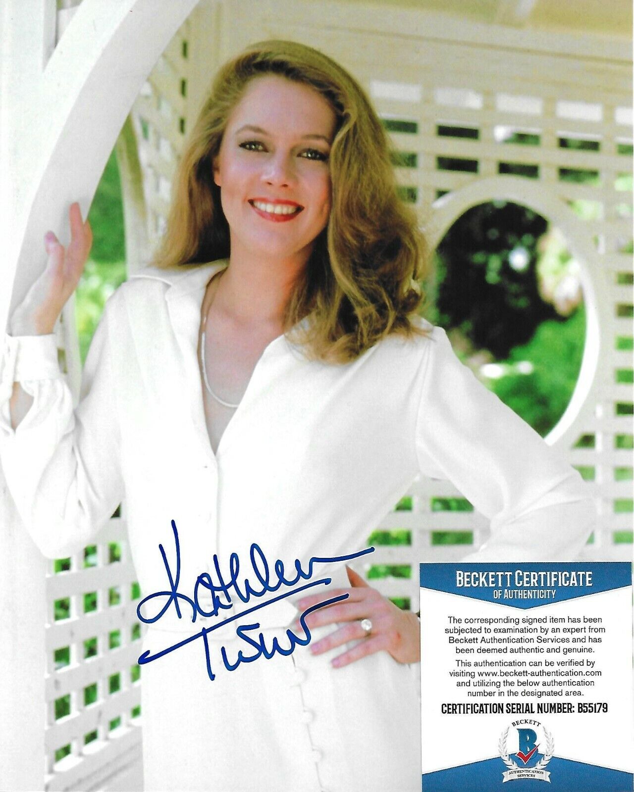 Kathleen Turner Peggy Sue Got Married Original Signed 8X10 Photo Poster painting w/Beckett COA