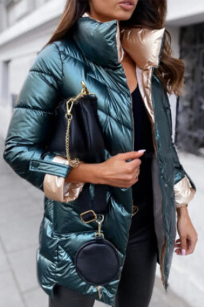 Elegant Solid Color POLO collar Outerwear(3 Colors)