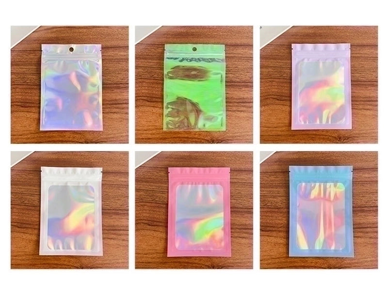 Minimalist Solid Color Plastic Storage Bag