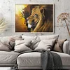 【Limited Stock Sale】Lion - 11CT Stamped Cross Stitch 50*40cm/19.69*15.75in