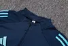 Joyfball 2025/2026 Arsenal Half-Pull Training Suit Royal Blue Football Shirt 1:1 Thai Quality