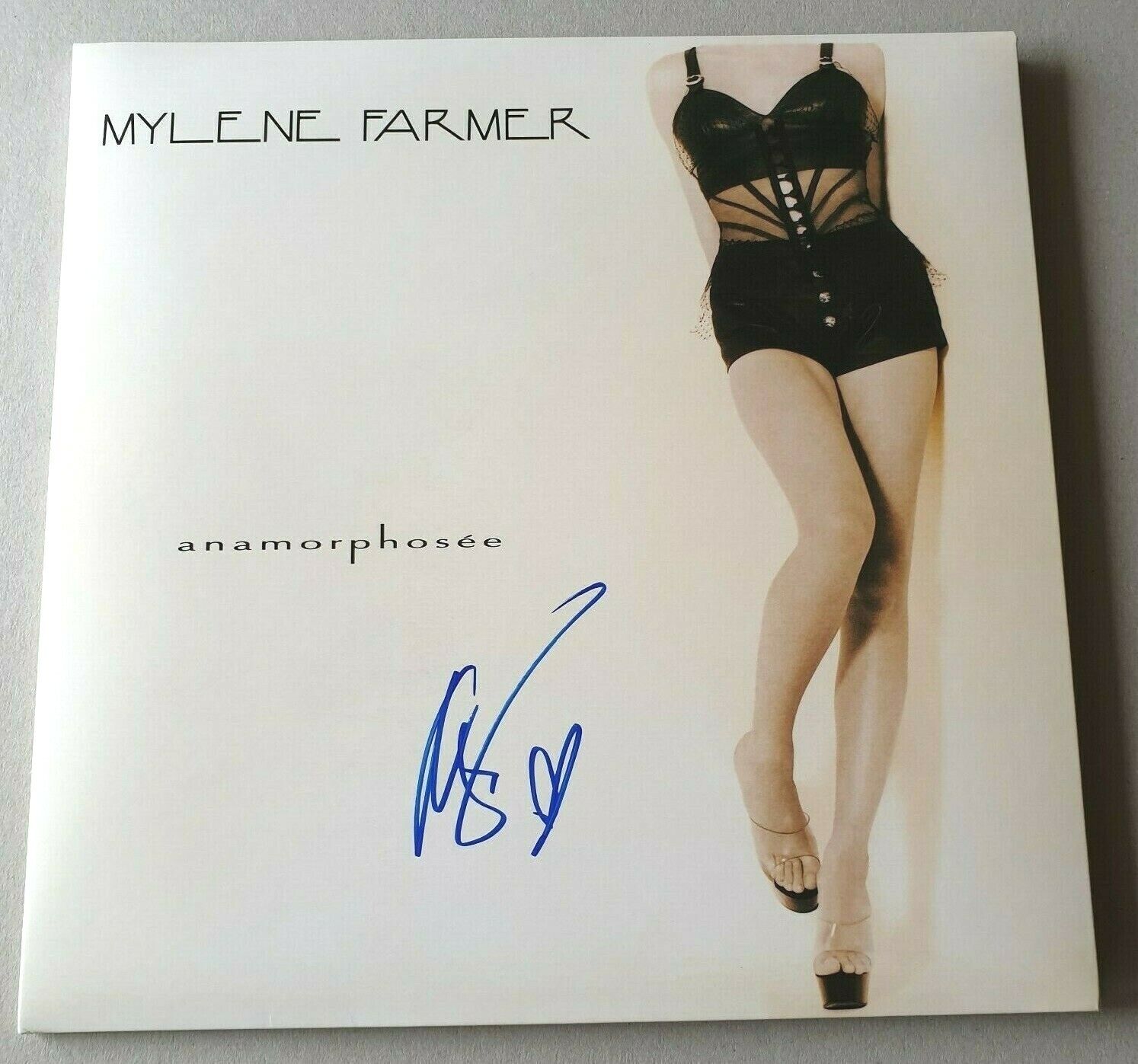 MYLENE FARMER - ANAMORPHOSEE In-Person Signed Autographed Vinyl LP RACC COA