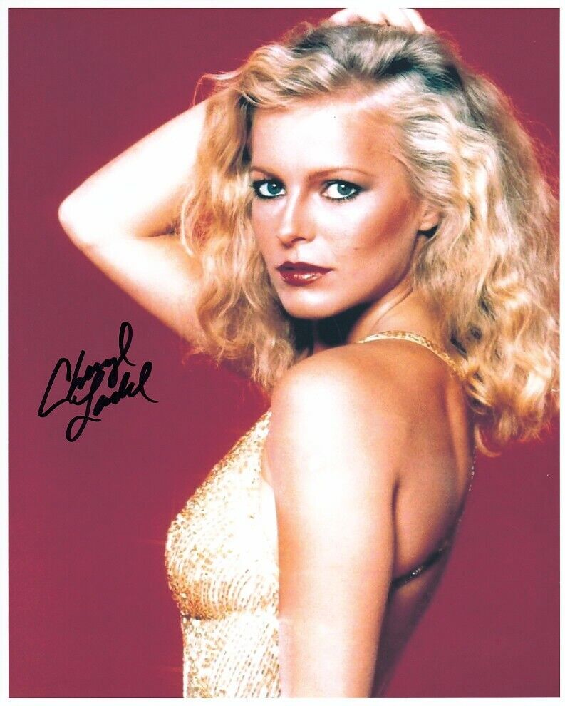 CHERYL LADD signed CHARLIES ANGELS 8x10 w/ coa SEXY SULTRY YOUNG COLOR CLOSEUP