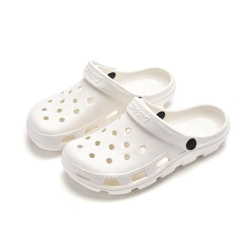 Solid Color Hollow Garden Shoes