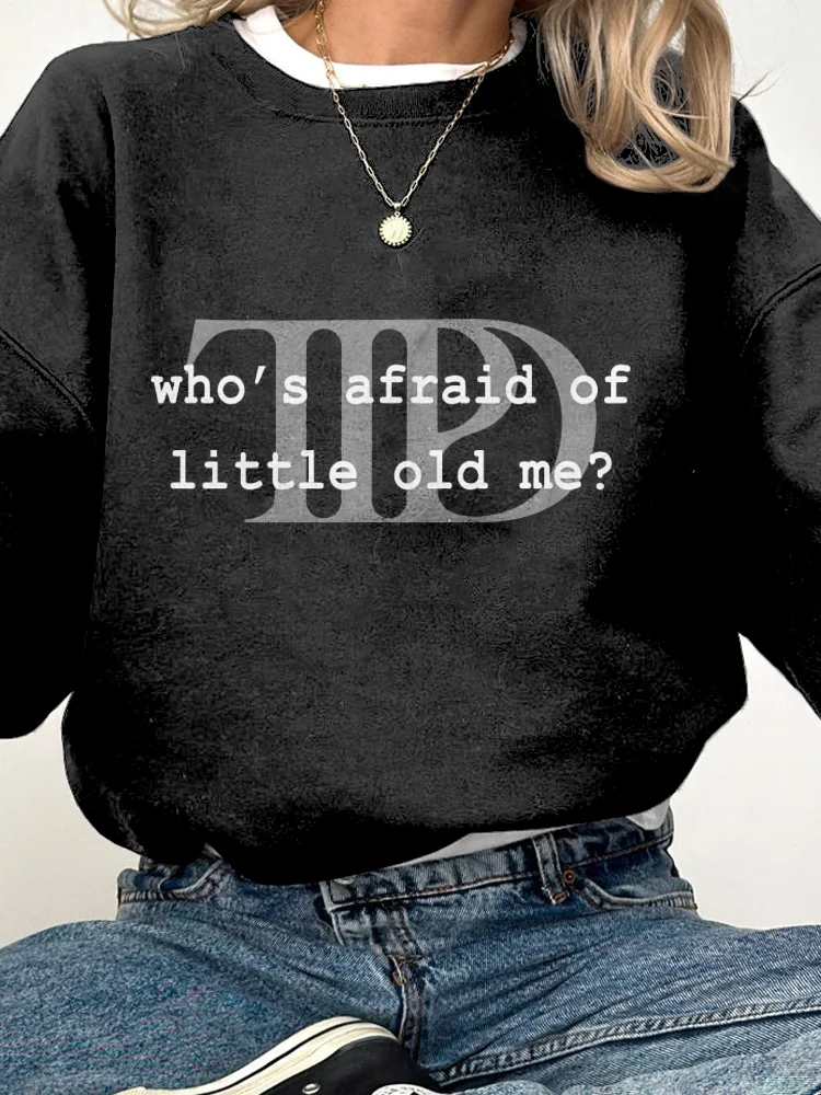 Who's Afraid You Should Be Lyrics Inspired Cozy Sweatshirt