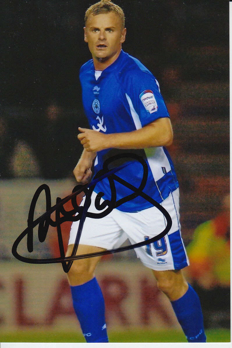 LEICESTER CITY HAND SIGNED RICHIE WELLENS 6X4 Photo Poster painting 11.