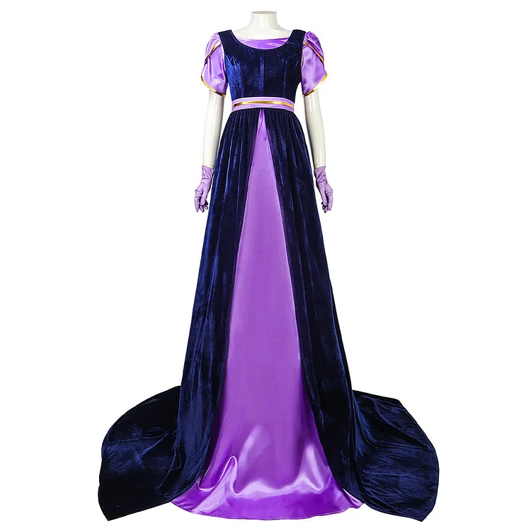 Bridgerton Season 2 (2022) Kate Sharma Purple Long Dress Outfits Cosplay Costume Halloween Carnival Suit