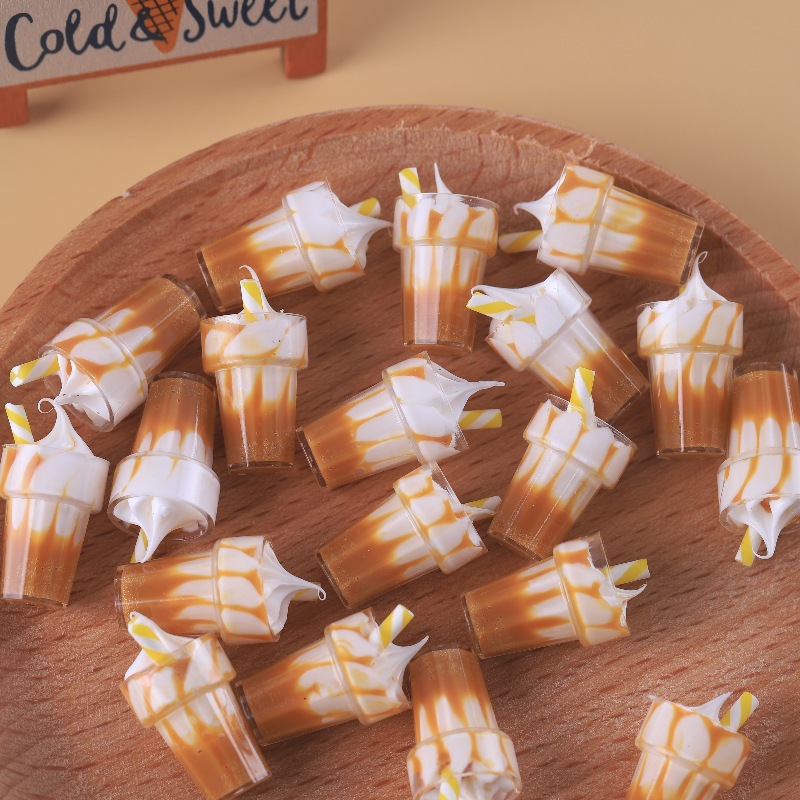 Mini Ice Cream Sundae Resin Charms