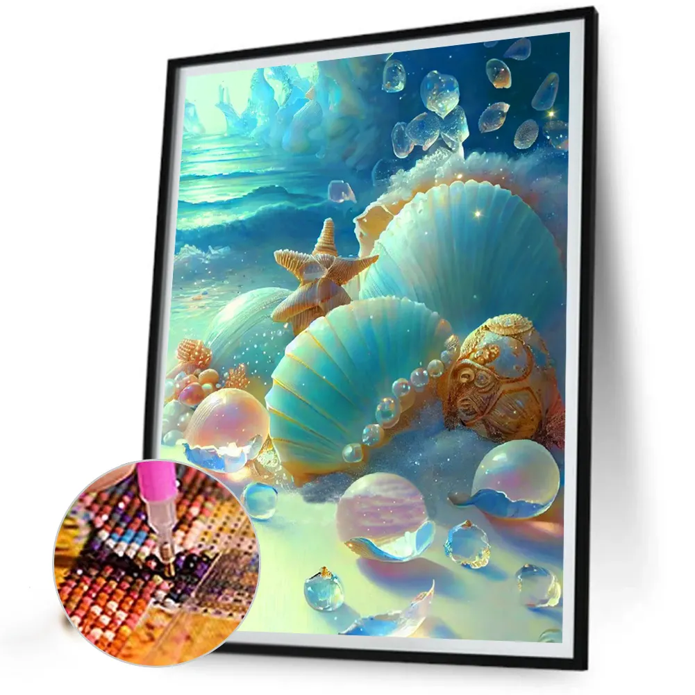 Diamond Painting - Full Round Drill - Beach(30*40cm)