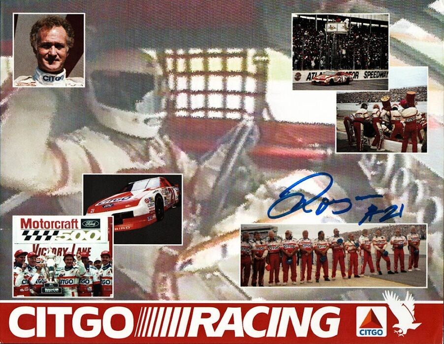 NASCAR Racer MORGAN SHEPHERD Signed Photo Poster painting