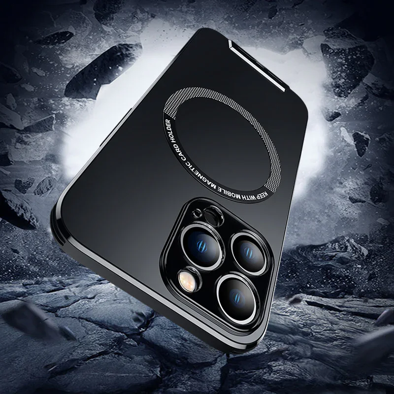 Suitable For iPhone 13/14 Series Magnetic Magsafe Invisible Holder Phone Case