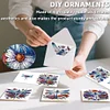 6PCS DIY Diamond Art Greeting Cards Congratulations Cards & Gifts (Dragonfly)